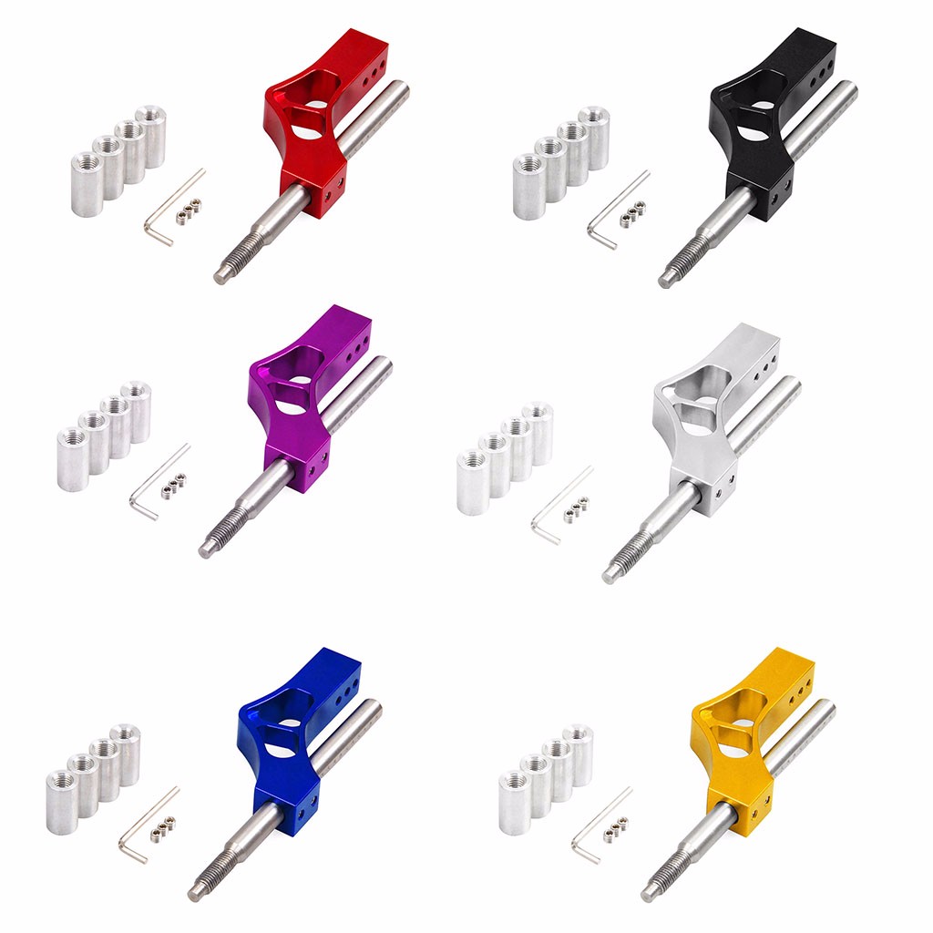 Stainless Steel Adjustable Height Lever Extension for Manual Shift Knob Car Styling Car Lever Extension For HONDA For ACURA #N