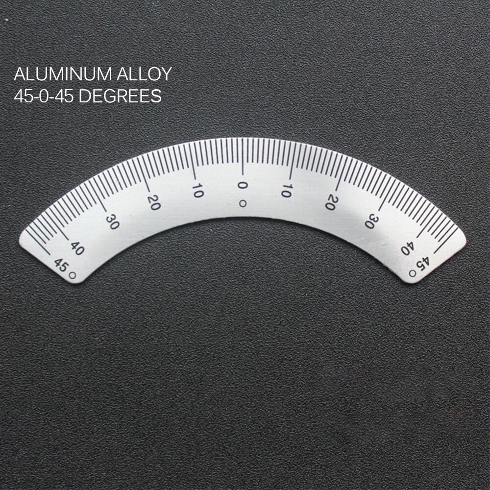 Protractors Milling Machine Part - Angle Plate Scale Ruler 45 Degree Angle Arc M1197 Measuring Gauging Tools