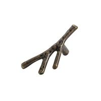 Retro trädgren möbler skåp handtag kök skåp garderob möbler låda dra knopp byrå drar hårdvara: Brons s