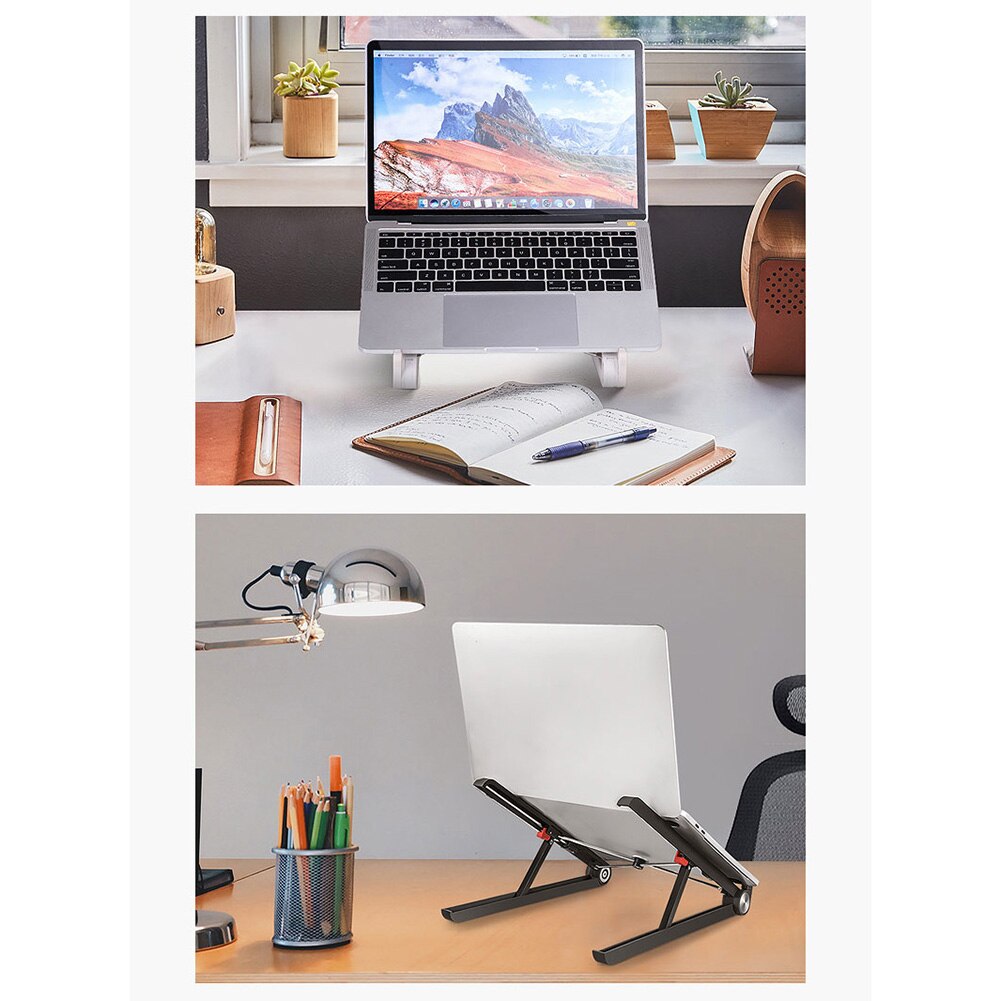 Aluminum Adjustable Laptop Stand for MacBook Pro Notebook Stand Foldable Notebook Support Laptop Holder Bed for Laptop Stand