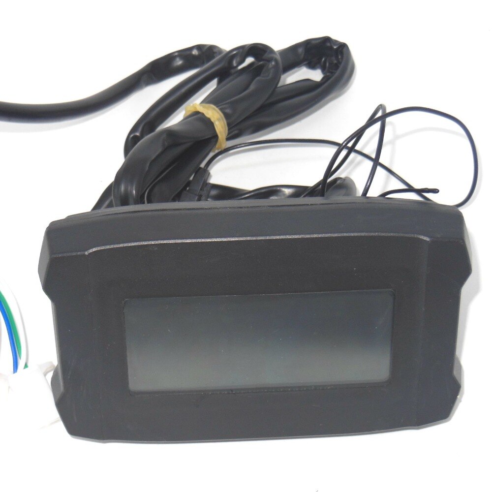 Evfitting enkel elsykkel lcd-skjerm med hastighetsmåler og batteristatusindikatorfunksjoner de fleste kontroller kan bruke