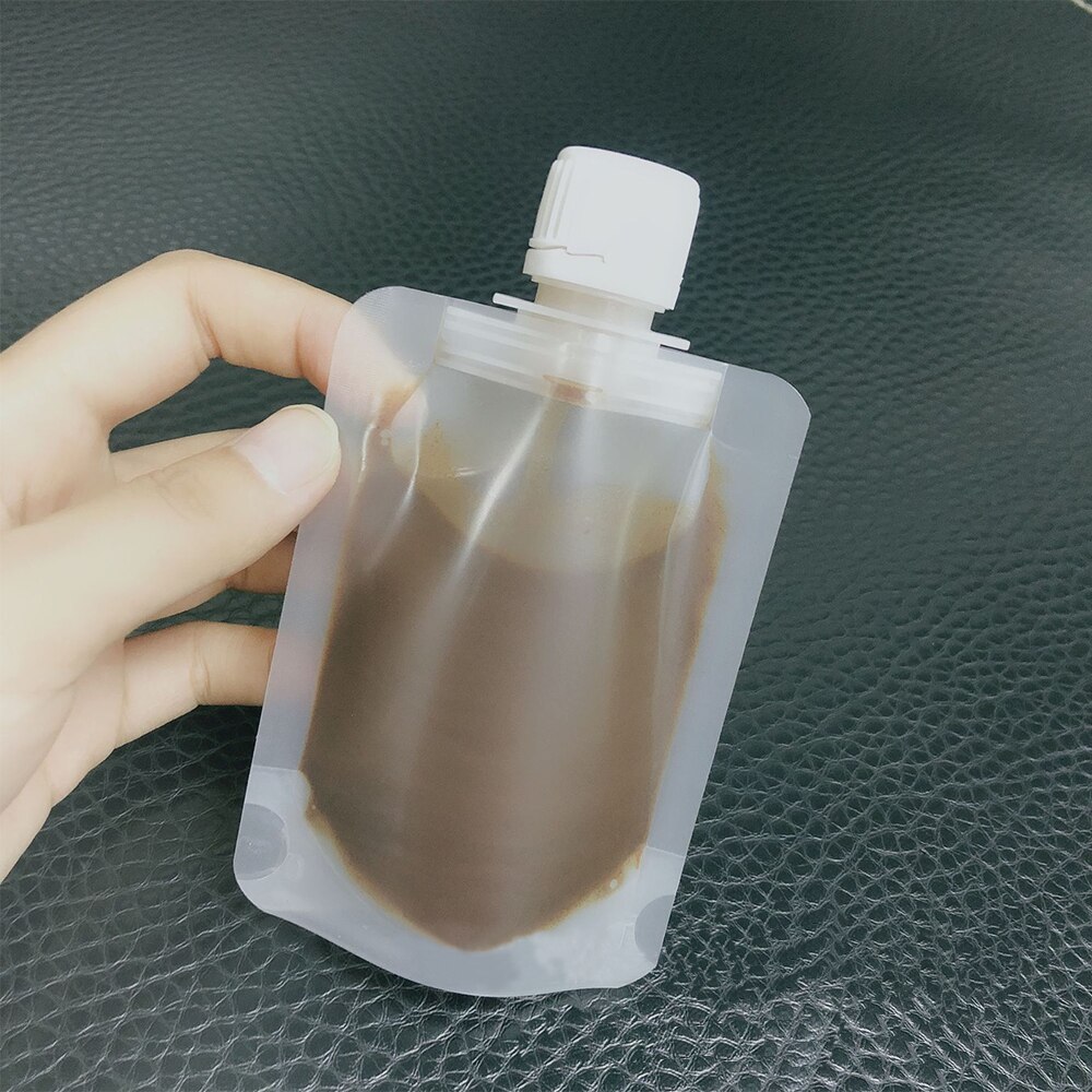 30/50/100ml schampo sminkvätska underflaska förpackning flaska bärbar reseflaska flytande tvål kosmetisk påse förpackningspåse