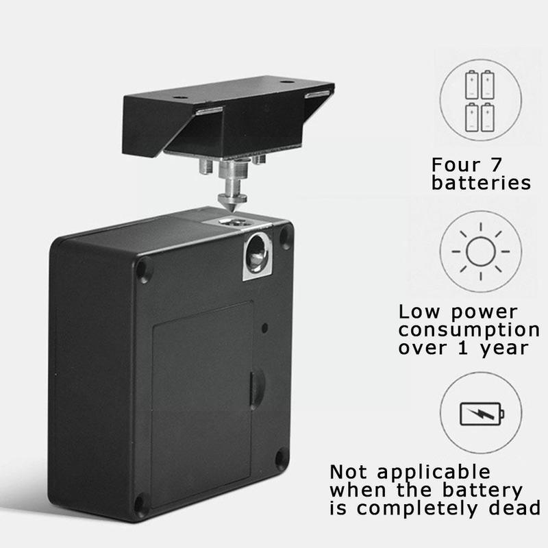 Serrure universelle Invisible pour armoire et tiroir, verrou de porte Invisible, sans clé, pour cabine électronique et numérique J7R6