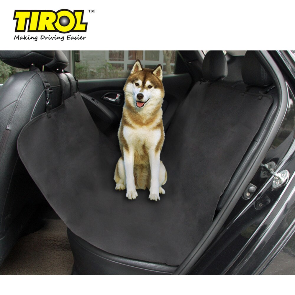 Tirol Black Waterdichte Auto Pet Seat Cover Hangmat Convertible Kat Huisdier Protector Reizen Auto Rear Oxford T23767b