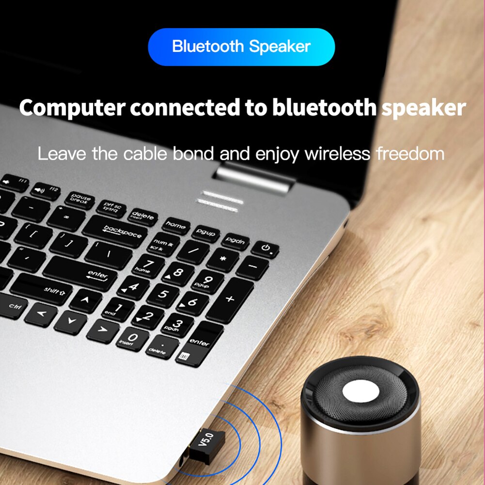 USB 5.0 Adapter Transmitter Receiver Audio Dongle Wireless USB Adapter for Computer PC Laptop