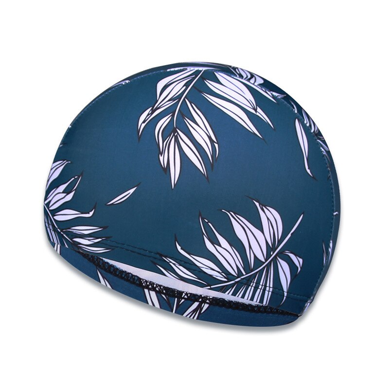 Gorro de natación Unisex para niña y mujer, gorro de baño de pelo largo, gorro de baño para nadar, talla libre, deporte en piscina, turbante de silicona elástico: D