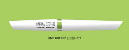 Winsor & Newton Pigment Markers Blue and Green Tones: Lime Green