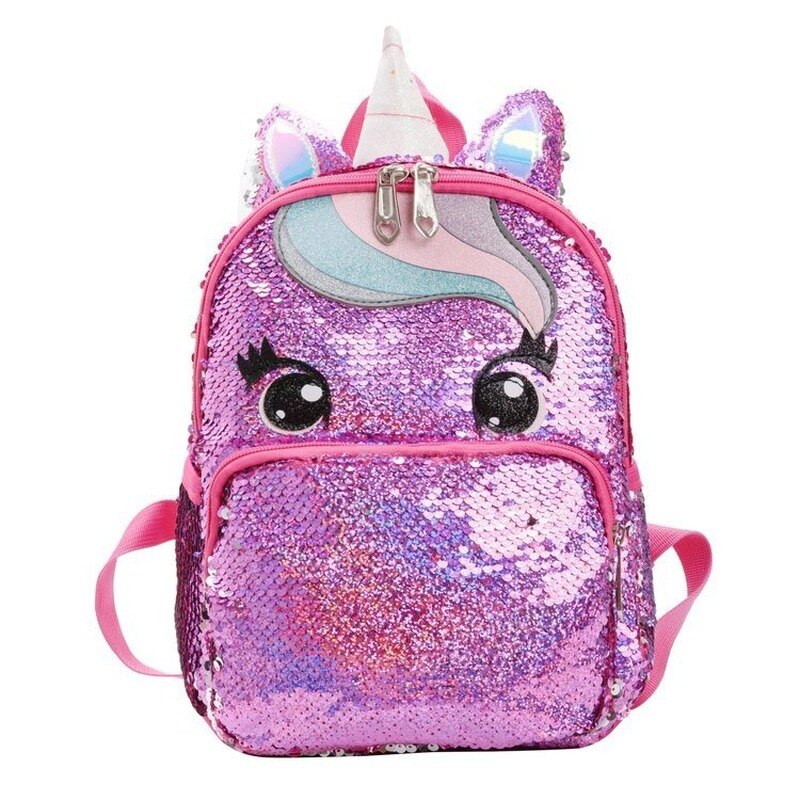 Eenhoorn pailletten schooltas veelkleurige kinderschooltassen voor meisjes rugzak mochila escolar boeken schooltas voor tieners student