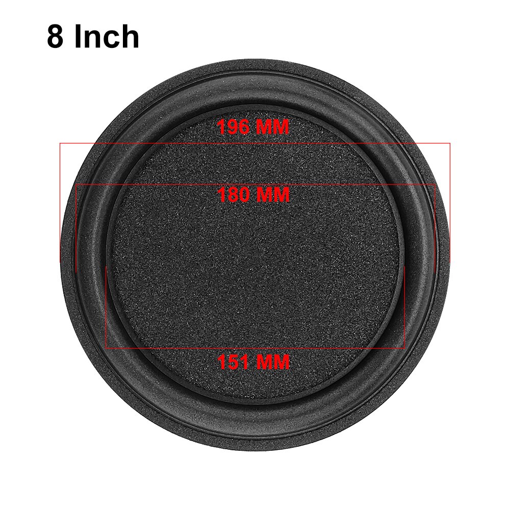 AIYIMA 2 Stuks Woofer Passieve Radiator Speaker Bass Spons Trillingen Plaat Passieve Booster Vibrerende Speaker Accessoires Onderdelen: 8 Inch