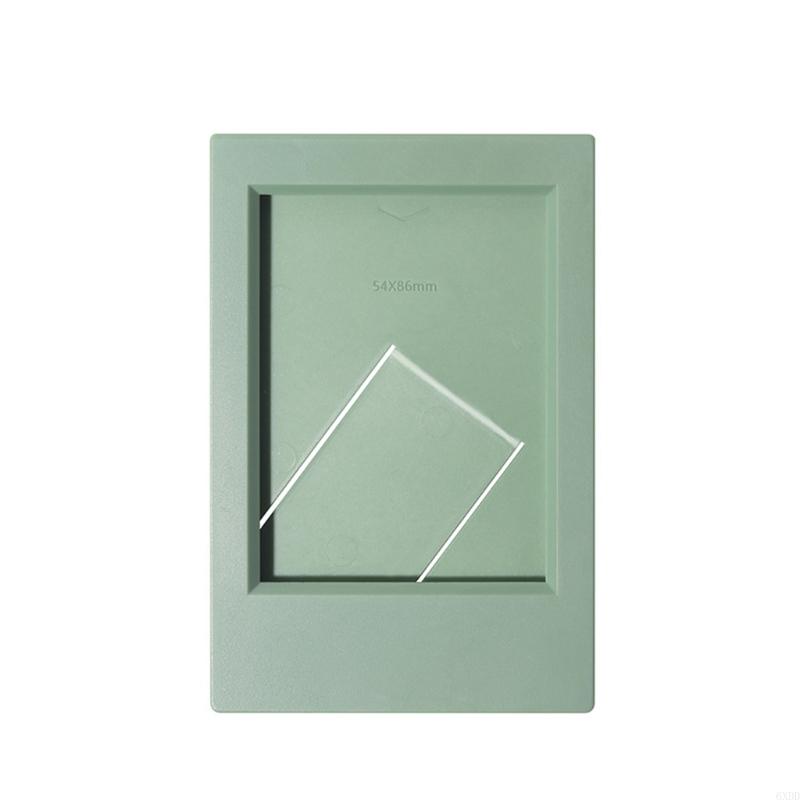 6XDD 3 Polegada Mini Moldura para Molduras Arte Infantil para Desktop Photo Display Stand Decoração Casa: Verde