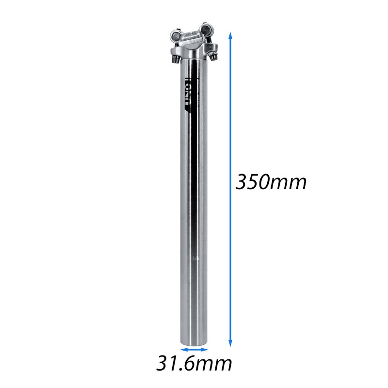 UNO rower sztyca 27.2/30.9/31.6 Mtb zacisk sztycy wioślarz zatrzymać sztyca 350mm siodełko rowerowe głowica rury rura siodełko rowerowe Poczta Pparts: 31.6x350mm