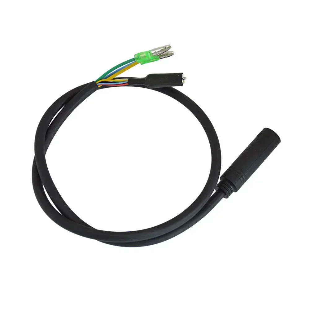 Cable de extensión de Motor de 9 pines para bicicleta eléctrica, para motores de cubo de rueda delantera y trasera Bafang, línea de modificación de Motor, línea de extensión impermeable: Gris claro