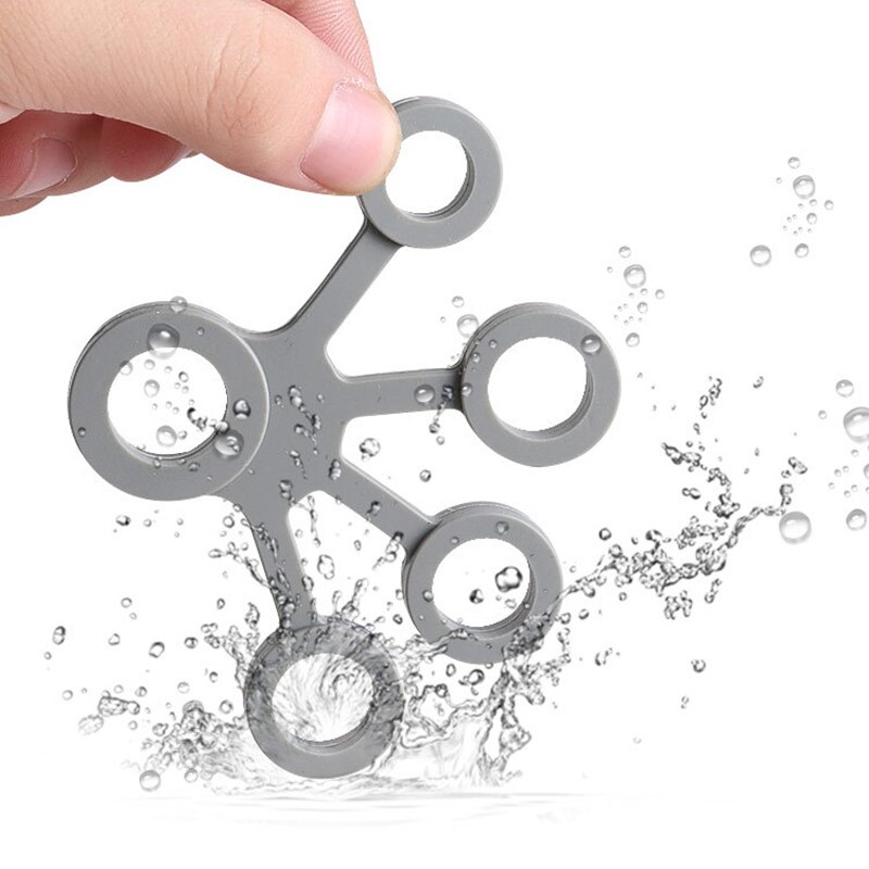 1 stk silikone hånd ekspander finger håndgreb finger træning båre træner styrke modstandsbånd håndled træning fitness