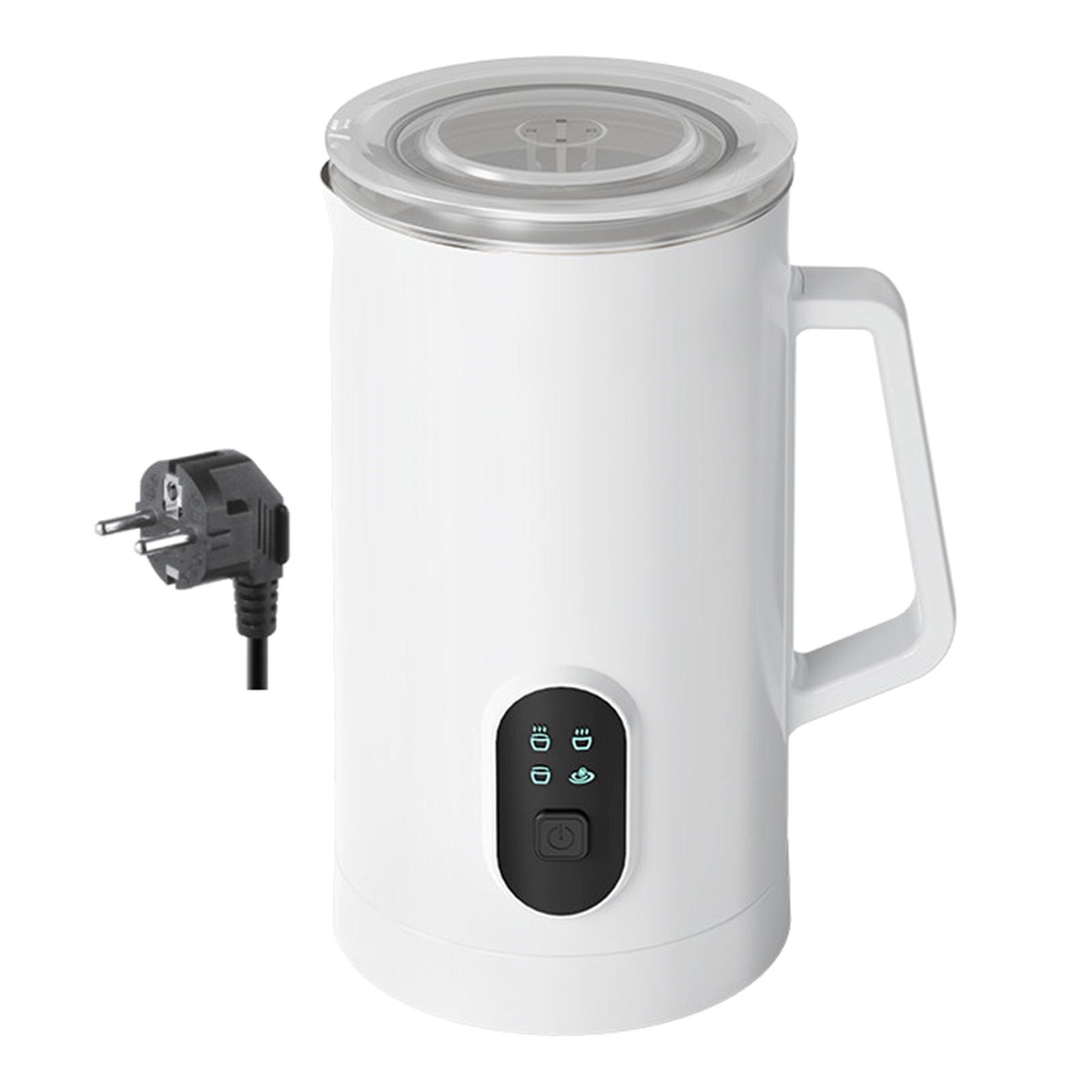 4 in 1 Electric Milk Frother and Cold Foam Maker Milk Steamer Milk Warmer for &amp; Cold Froth Macchiato Latte EU Adapter