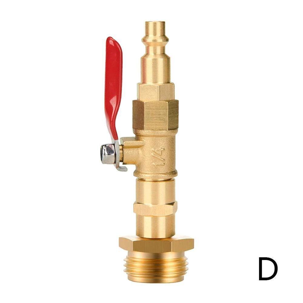 RV Blowout Adapter 5 Piece Kit For Winterizing RV Camper Trailer Boat H8V5: D