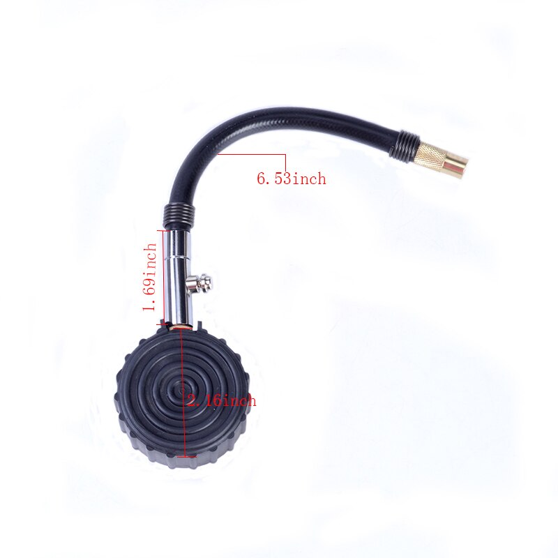 Auto Fiets Motor Band Band Luchtdrukmeter Meter Lange Buis Voertuig Bandenspanningscontrolesysteem Diagnostic Tools