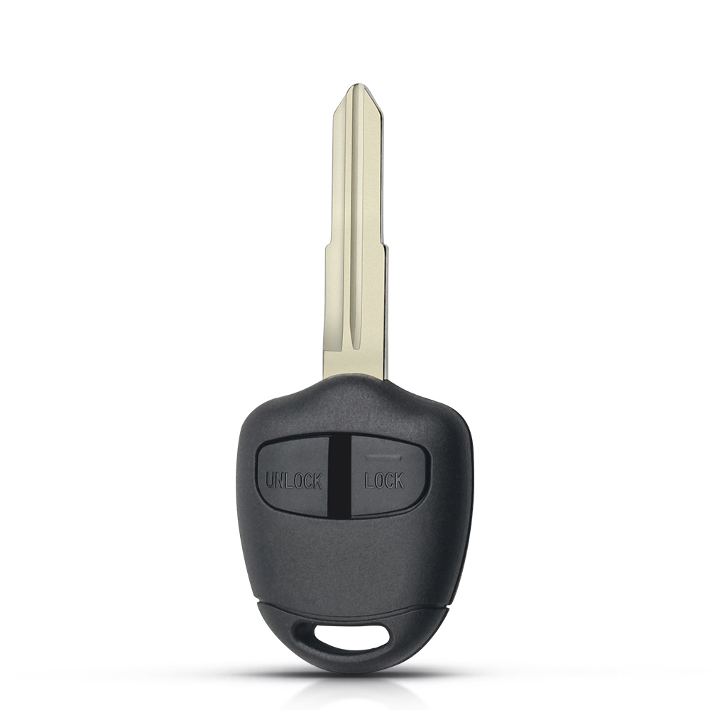 KEYYOU 1pz Nuovo per Mitsubishi Pajero sport Outlander Grandis ASX MIT11/MIT8 lama Chiave dell'automobile Caso: Grigio