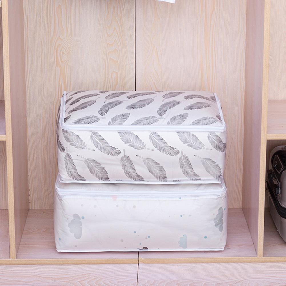 1Pc Household Items Storage Bags Closet Organizer Clothes Finishing Moisture-proof Dust Bag Quilts Pouch Washable