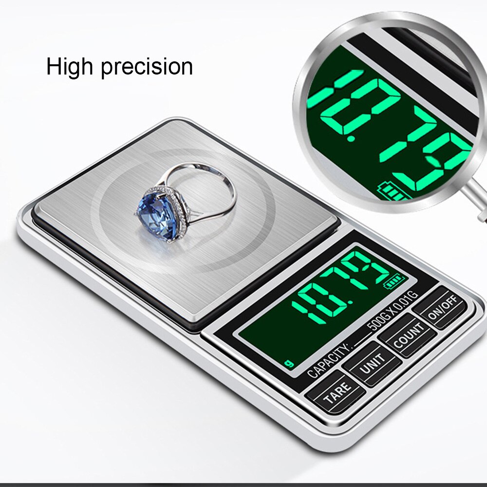 Mini Precisie Pocket Digitale Weegschaal Voor Goud Bijoux Sterling Sieraden Weight Balance Gram Elektronische Weegschalen Digitale Pocket Schaal