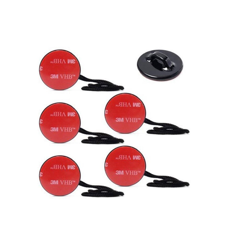 5Pcs Anti Gesp Veiligheid Verzekering Tether Riem + Sticker Voor Gopro Hero 5 4 3 2 Sjcam case Auto Helm Mount Protector Lanyard