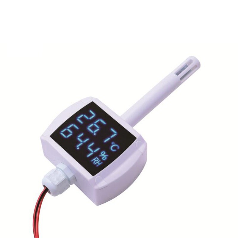 Wall-Mounted Temperature and Humidity Transmitter Duct Sensor