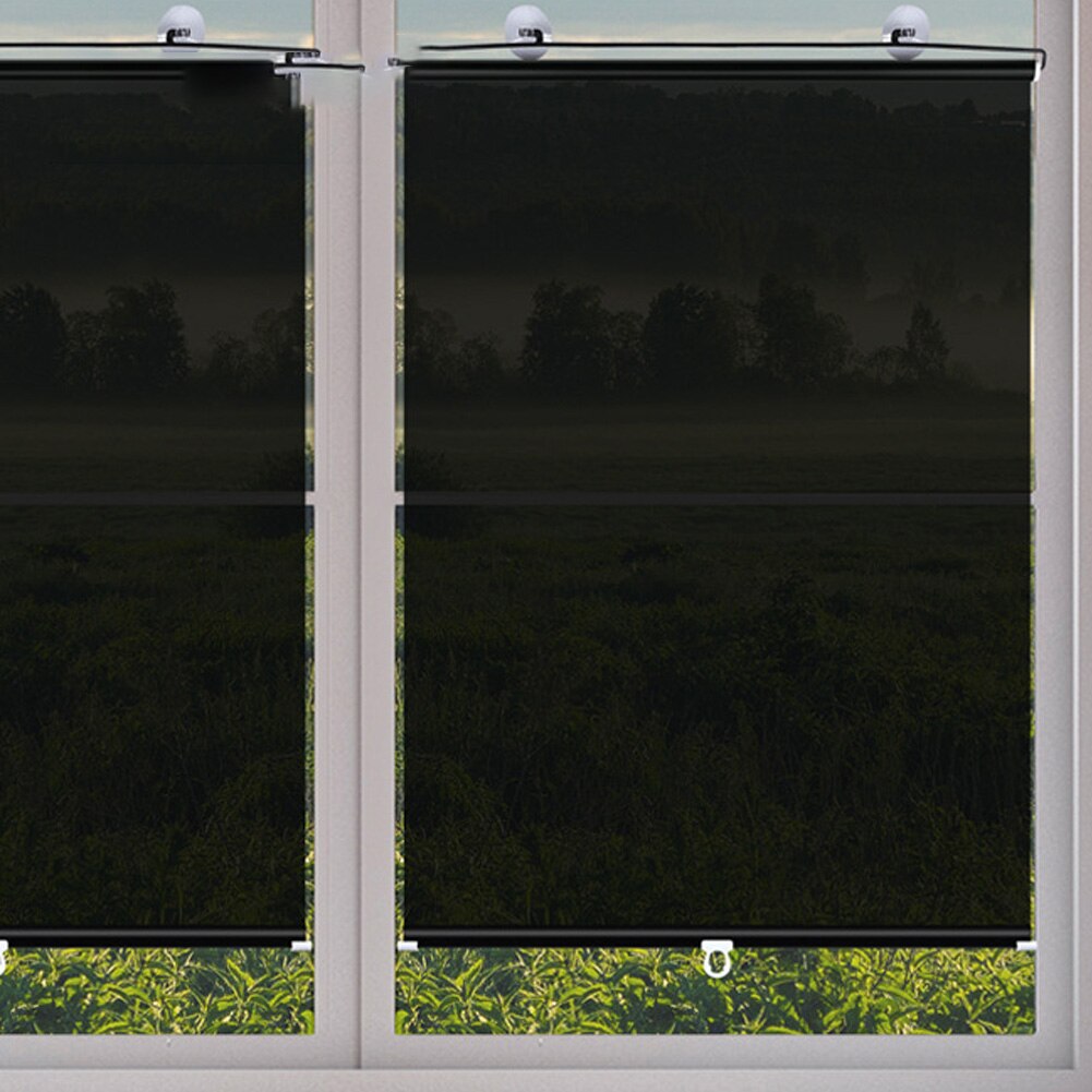 Universal Roller Blinds Suction Cup Sunshade Blackout Curtain Car Bedroom Kitchen Office Window Sun-shading Curtains Nail-free