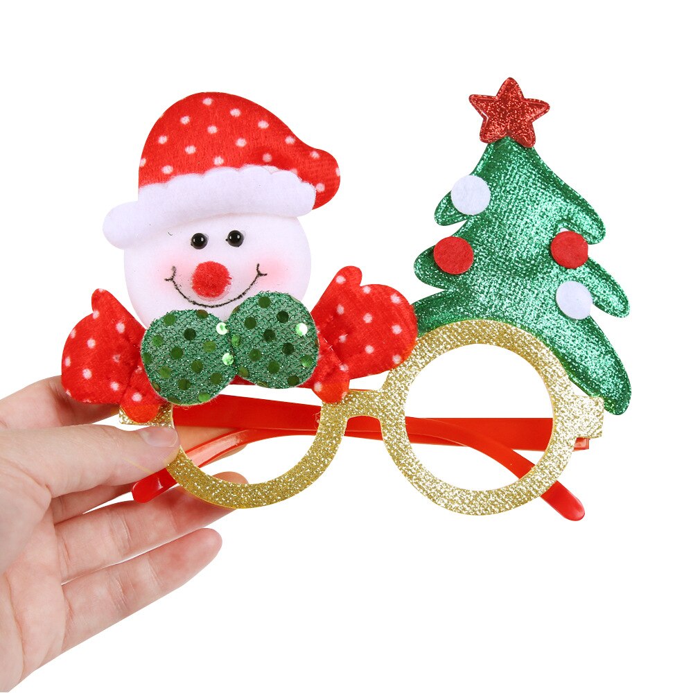 Stijl Kerst Ornamenten Volwassen Kinderen Speelgoed Kerst Gewei Kerstman Glazen Kerst Decoratieve Glazen