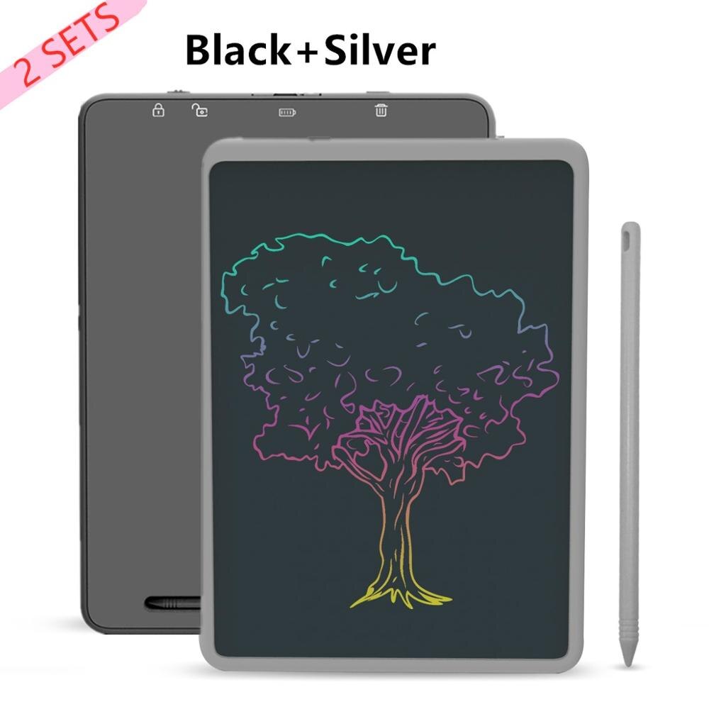 Lcd smart tablet genbrug farve hånd tegneblok bærbar til business forhandling noter beregninger tegning og beskeder 11 tommer: Ep0211c- sølv-sorte