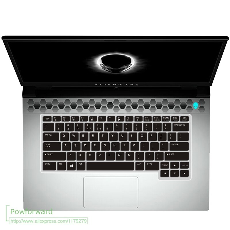 Silikon Tastatur Abdeckung schutz haut Für Dell Alienware M15 R2 OLED 15.6 ''/Dell Alienware M17 R2 17.3'': M15 R2 Schwarz