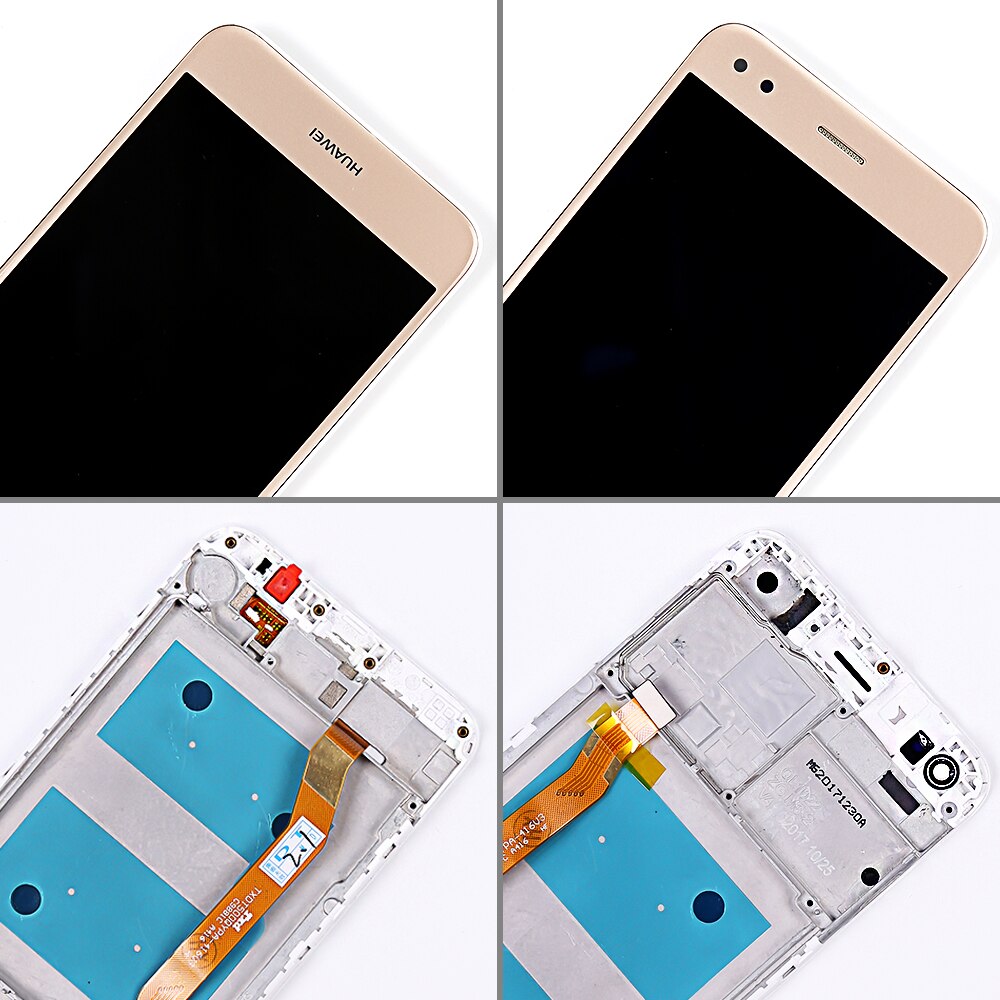LCD & Touchscreen Digitizer Assembly for Huawei P9 Lite mini / Y6 Pro - 5.0 inch IPS Display - Includes Frame Option - Black, White, Gold