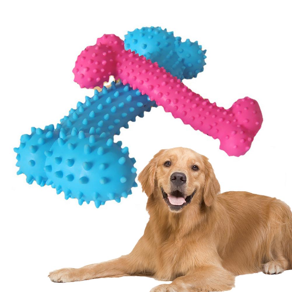 Hueso de púas para perros, juguetes de Limpieza de dientes para cachorros, mordedor resistente a las mordeduras, juego de entrenamiento, juguetes interactivos, suministros para mascotas, accesorios