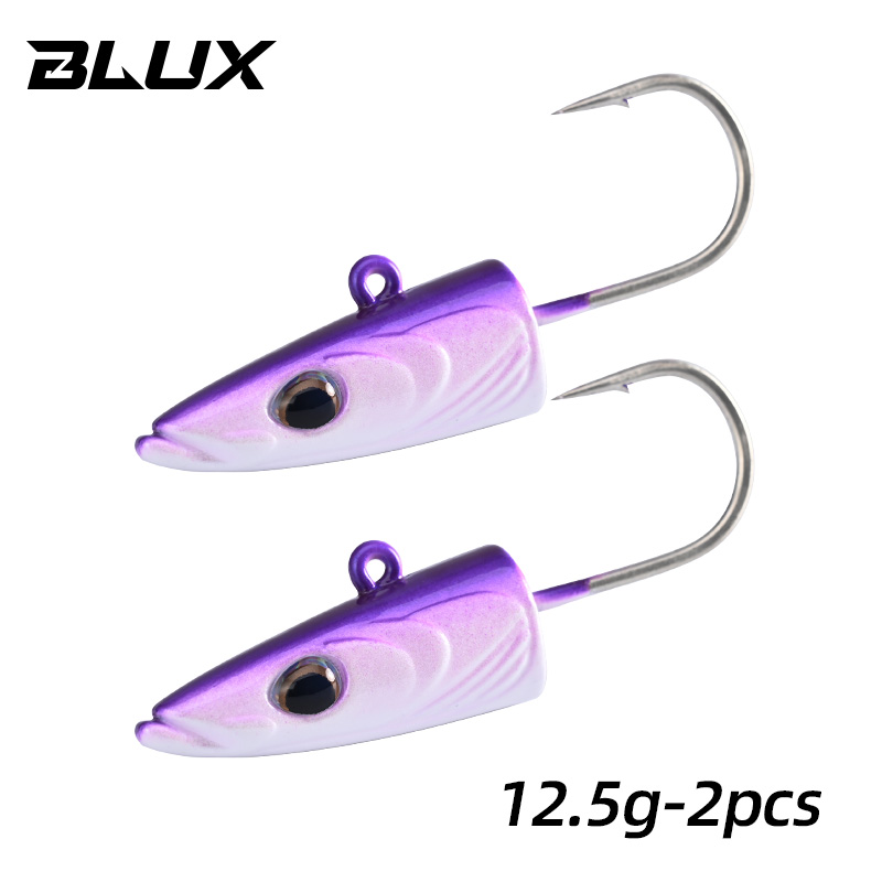 BLUX Happy Sandeel 11cm 17g suave Anguila viva señuelo de pesca paleta cola Jig cabeza gancho vinílicos vibración cebo Artificial equipo de agua salada: Verde claro