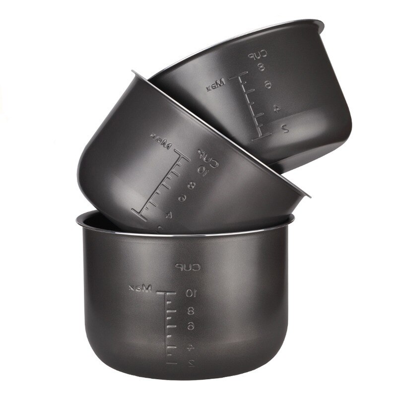 4-5L Elektrische Snelkookpan Liner 1.6/3L/4L/5L/6L Non-stick Pot Rijst Pot innerlijke Gal Zwart Kristal Innerlijke Accessoires Fornuis