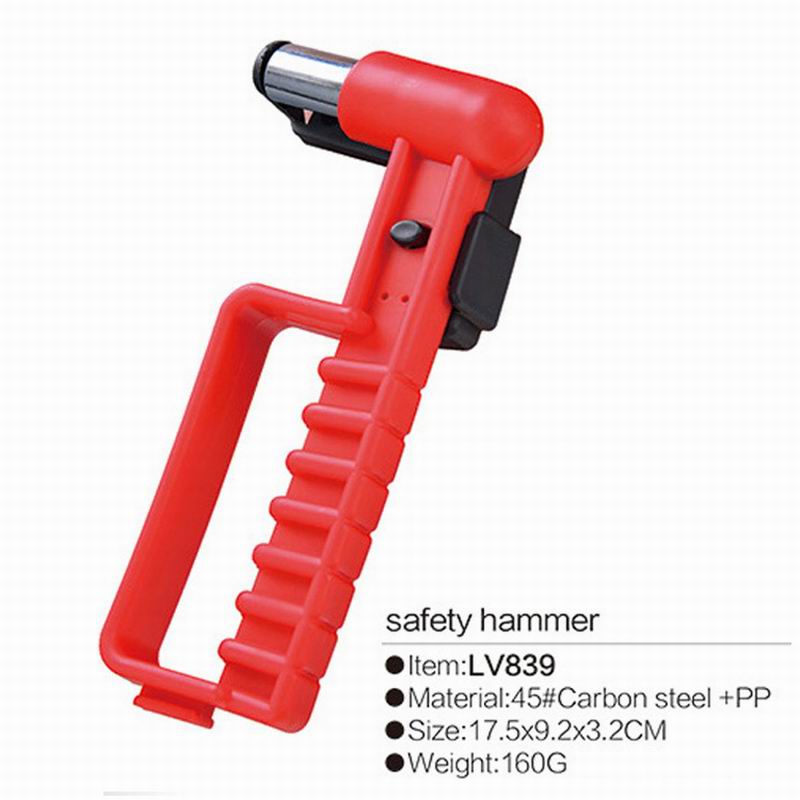Bus Veiligheid Hamer Bus Noodhamer Zelfreddingstoestellen Escape Hamer Anti-Diefstal Riem Alarm Emergency Rescue Hamer Tool