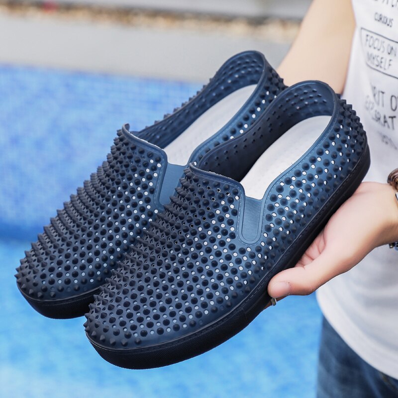 Sommer vand sko mænd sports sandaler skridsikre strand sko skabelse herre træsko zapatillas hombre udendørs upstream aqua sko