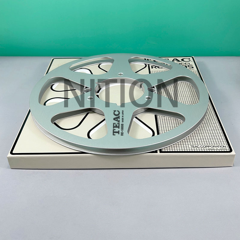 Carrete de cinta vacío de 10,5 "X 1⁄4" pulgadas, accesorio para grabadoras de carrete a carrete NAB Hub, piezas de máquina de apertura de disco de aluminio vacío de TEAC