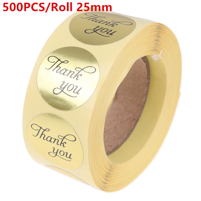 500pcs 1 inch Label Stickers Cute Circle Paper Thank You Seal labels For Your Order and Handmade Stationery Stickers: I