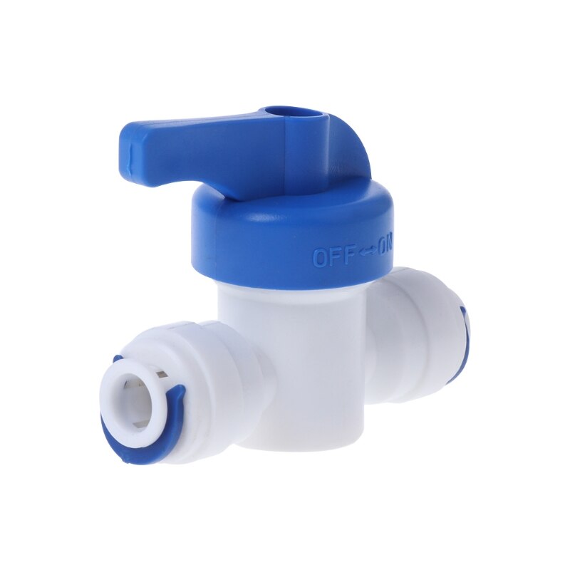 1/4'' Inline Ball Valve Quick Connect Shut off For RO Water Reverse Osmosis