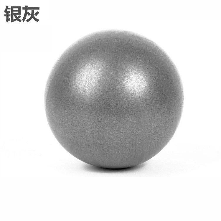 25 cm yogabold pilates halmbold gymnastikbold børn gravide balance fitnessbold krop pvc yogabold: Sølv