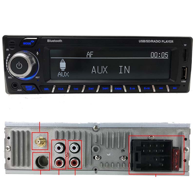 1 Din Auto Radio DAB + RDS AM MP3/WMA LCD Screen FM USB SD Auto Bluetooth Karte Maschine neue Hände-Freies Digitale Audio App Control