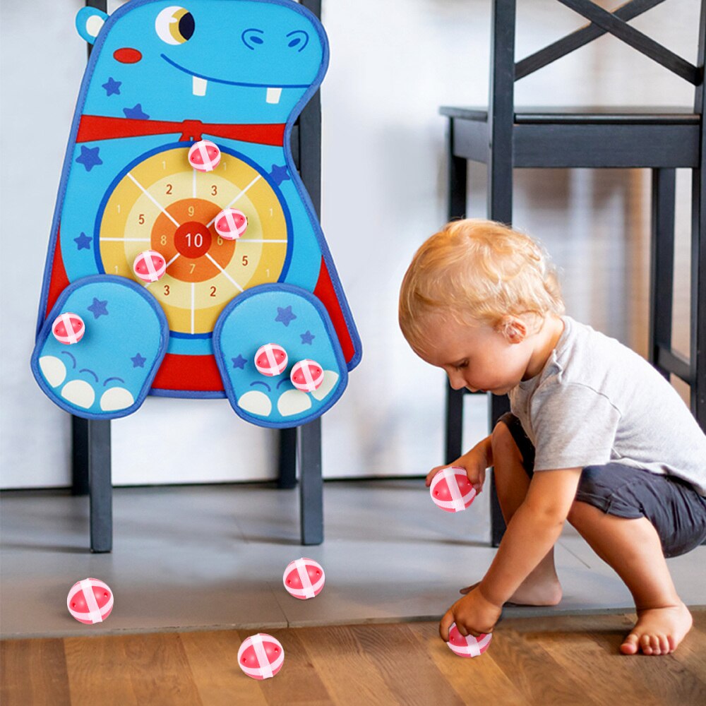 Pelota pegajosa especial, juguete educativo práctico para niños pequeños, 12 Uds.