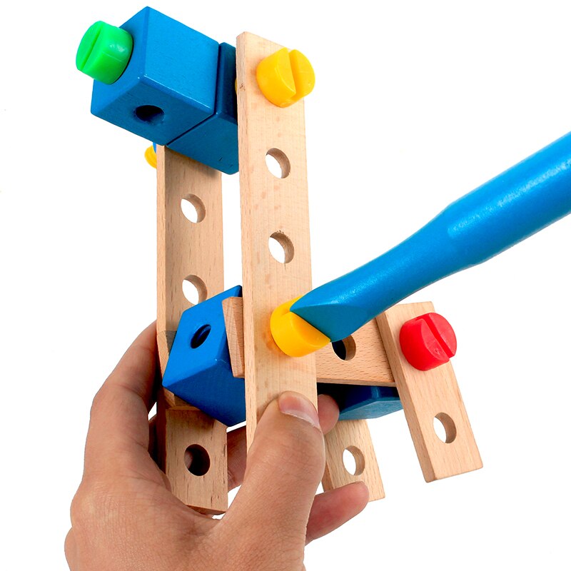 Logwood Baby Wooden Toy Real life Pretend Toy Tool Toy Garden Tool Baby Combination learning education Christmas Birthday