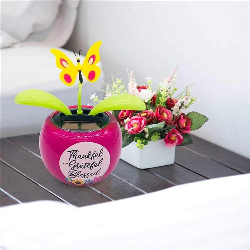 Solar Dansen Bloemen Automatische Swing Auto Sieraden Decoratie Accessoires Slaapkamer Bureau Woondecoratie Solar Dancing Decoratie