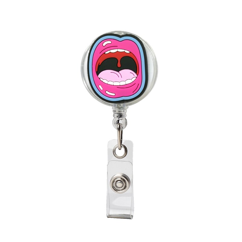 1PCS Retractable Pull Badge Nurse Cute Badge Reel Clip Badge Holder Yoyo Card Doctor ID Card Chain Clips School Student Office: 1503-01 1pcs