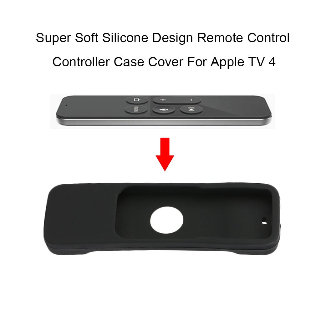 Super Zachte Siliconen Afstandsbediening Controller Case Cover Voor Apple Tv 4 Afstandsbediening Controller Case