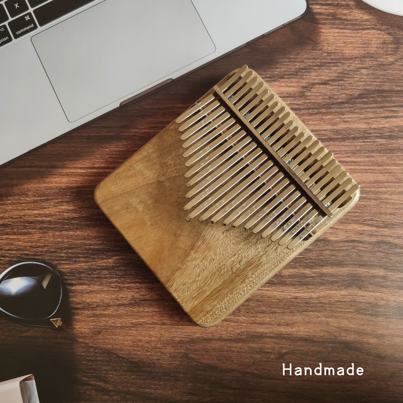 Handgemaakte 21 Key Kalimba Kamfer Hout Duim Piano Toetsenbord Instrument Muziek