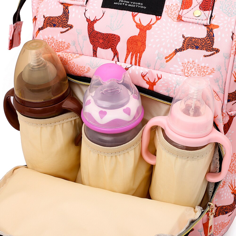 Mode Luiertas Rugzak Multifunctionele Rugzak Voor Mama Baby Bag Portable Mochila Moederschap Luiertas Mama Wandelwagen Zak