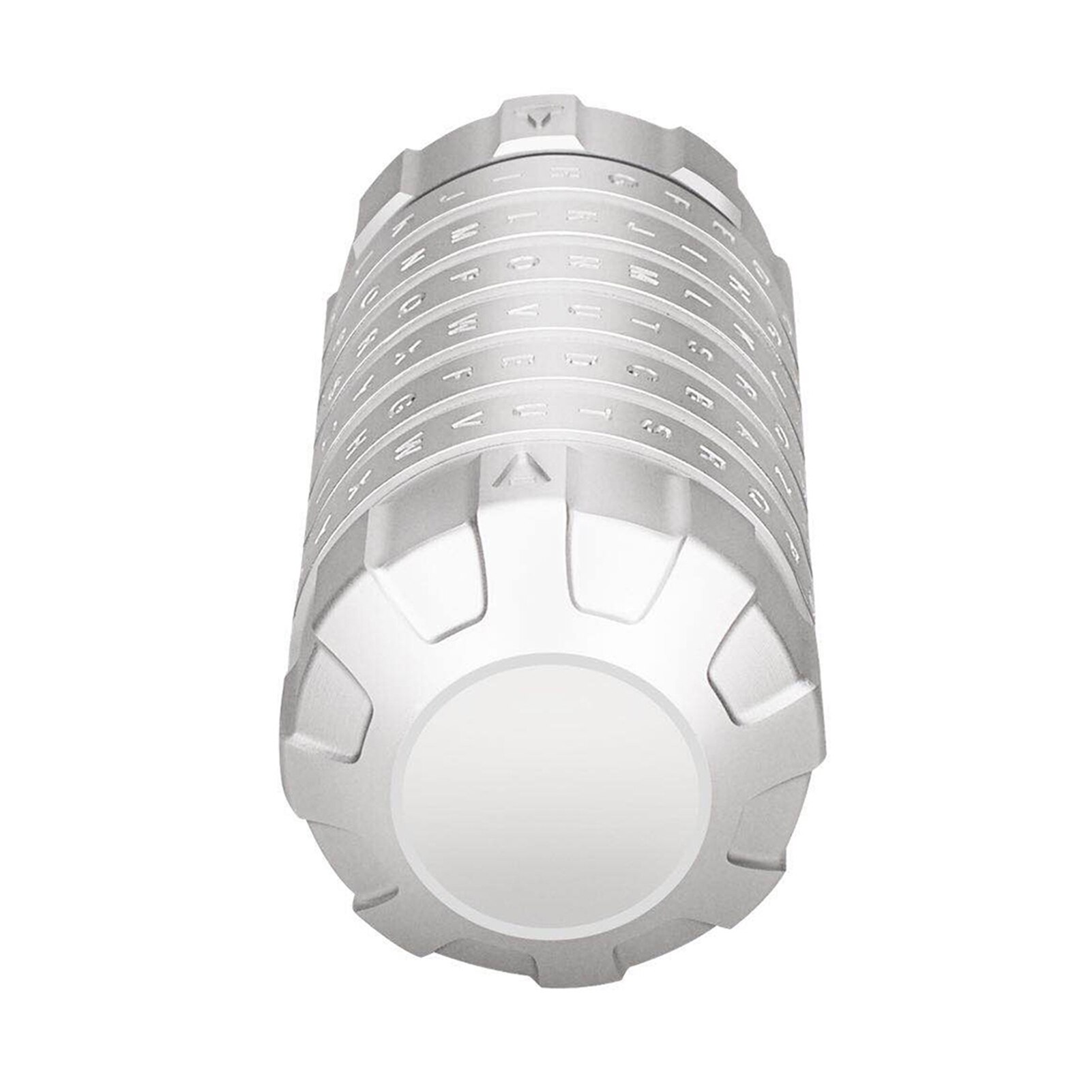 Mini cerradura de código Cryptex, procesamiento CNC, Día de San Valentín, delicado, interesante, romántico, de cumpleaños, Plata