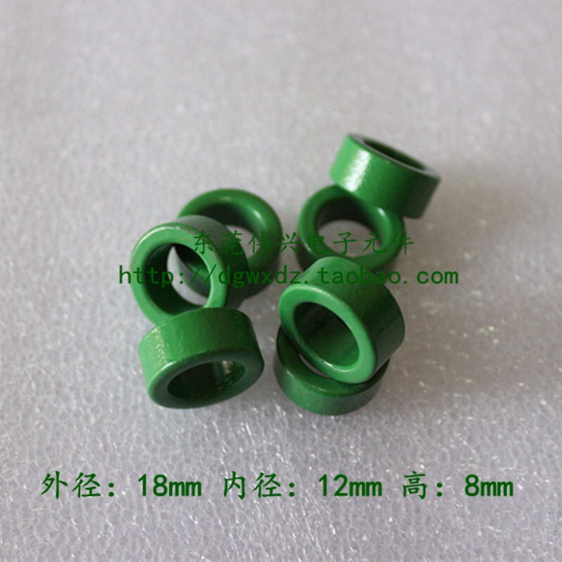 Mn-Zn Magnetic Ring Ferrite Core T18*12*8C Anti-interference Magnetic Ring 18*12*8 High Magnetic Ring R15K