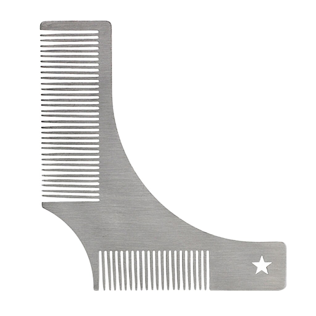 Beard Shaper Grooming Template Shaping Stencil For Symmetric/Curve/Step Cut